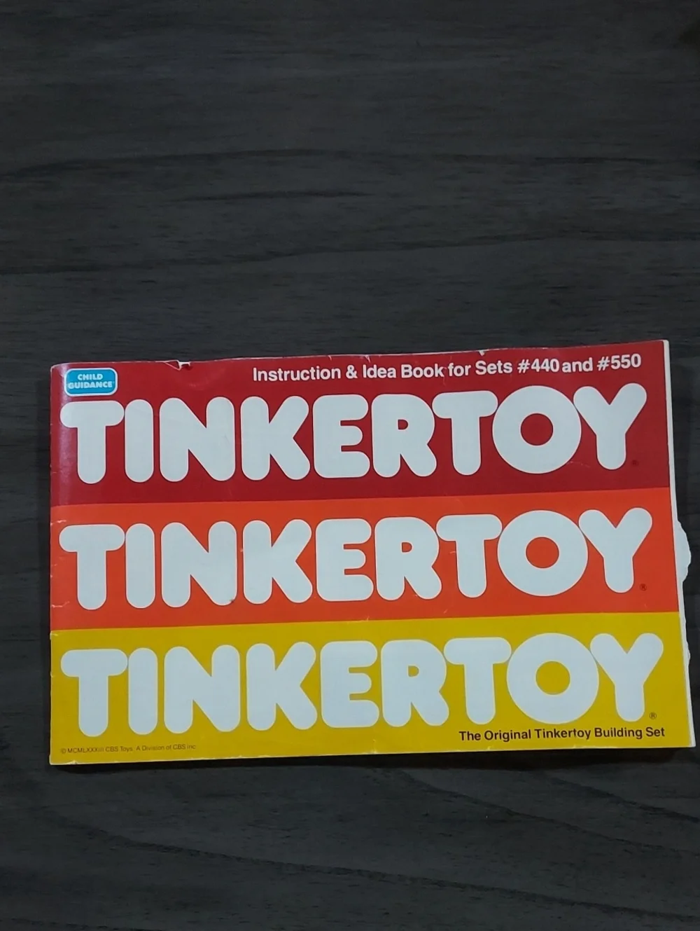 Vintage TINKERTOY BUILDING SET ~ #440 Tinker Toy